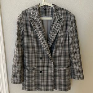Grey checked jacket